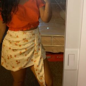 Floral skirt from Zara